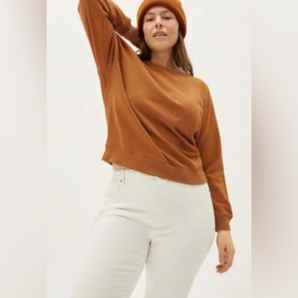 Everlane The Lightweight French Terry Crew - Picture 5 of 6